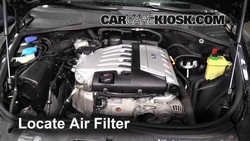 2004 Volkswagen Touareg V6 3.2L V6 Filtro de aire (motor)